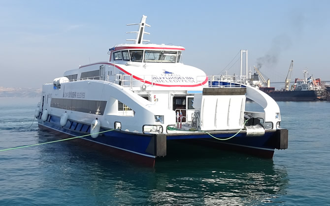 Özata Shipyard Repair | The 13th Ferry Constructed at Özata Shipyard for Izmir Metropolitan Municipality Launched